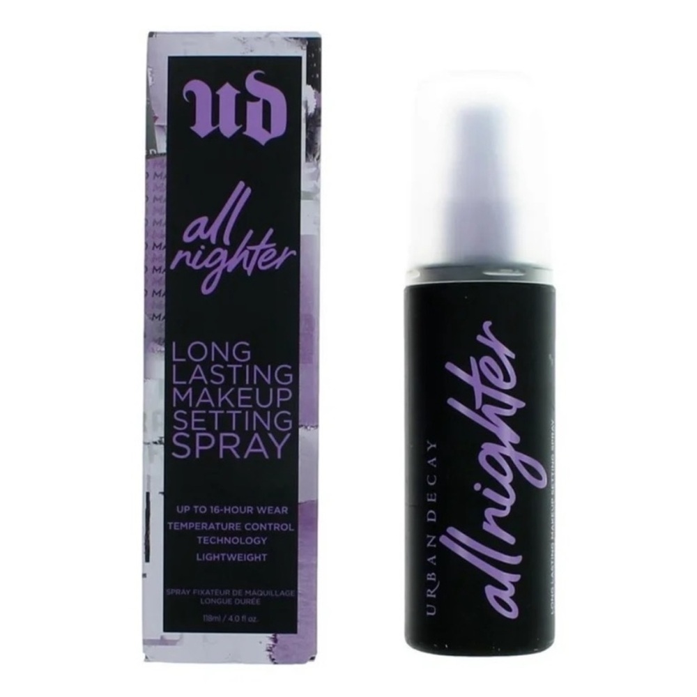 Urban Decay All Nighter 24 Hr Makeup Setting Spray NIB $45MSRP